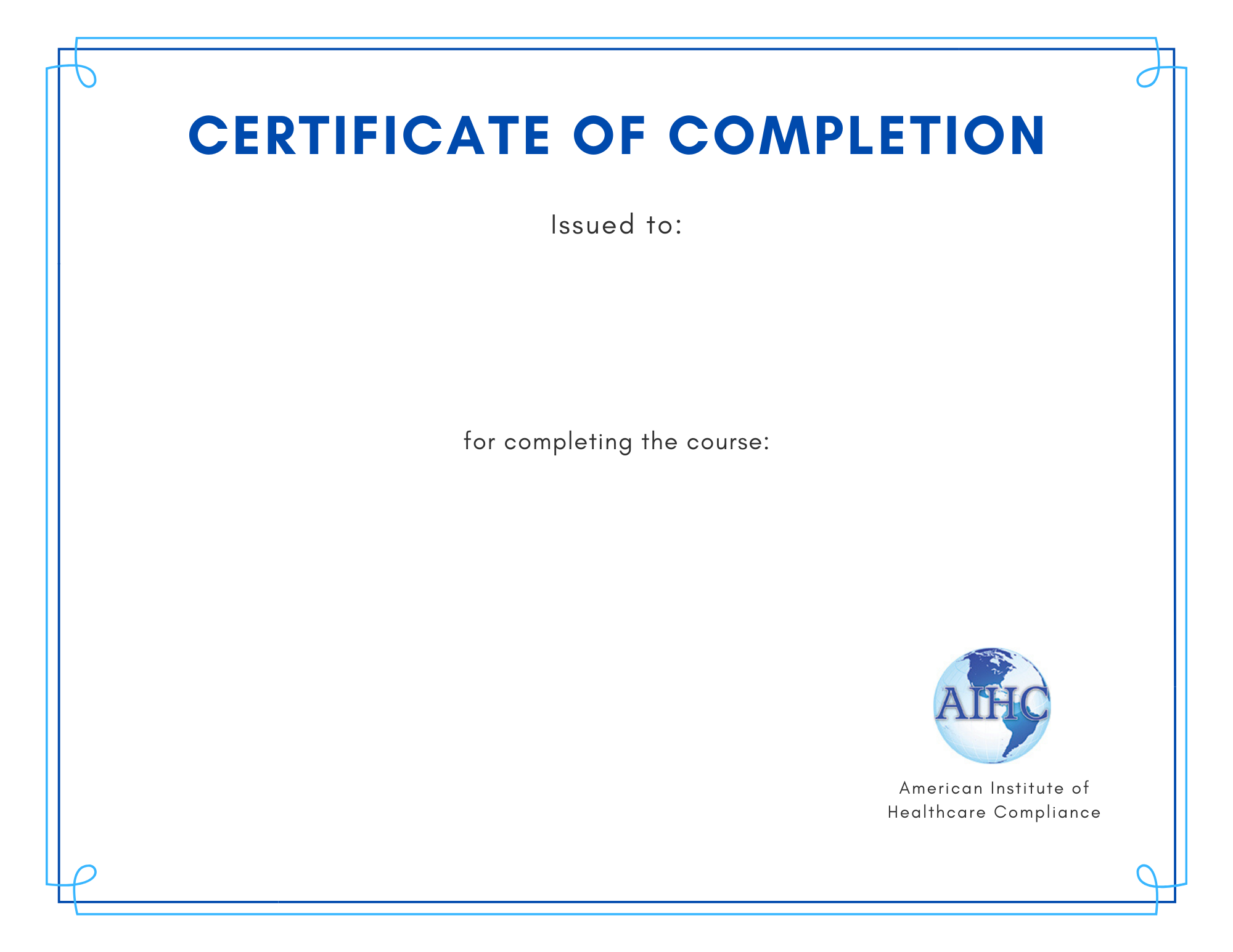 Certificate of Completion - Effective Appeals Management - American ...