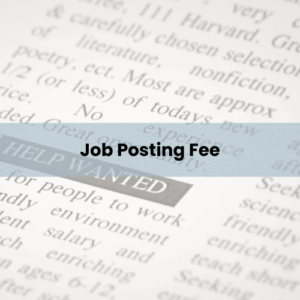 Job Posting Fee